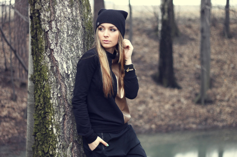 Czapka bawełniana KET BLACK