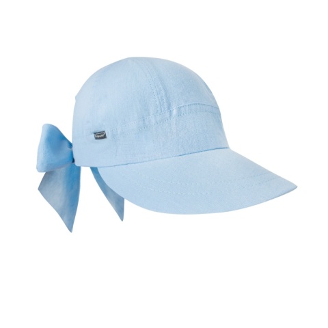 Czapka plażowa SUN LEN PASTEL BLUE