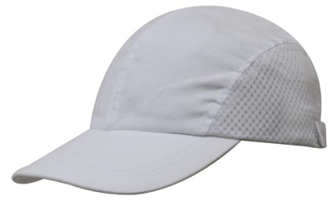 Czapka bawełniana RUN BASEBALL WHITE