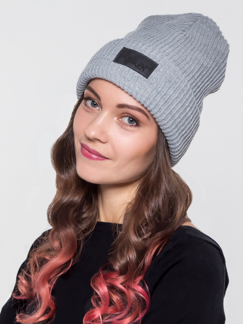 Czapka dzianinowa DRILL LIGHT GREY