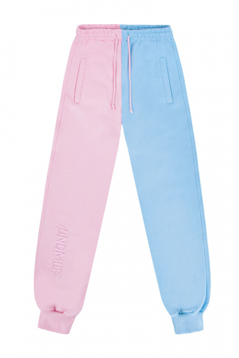 SPODNIE BAGGY JUNGMOB BLUE/PINK