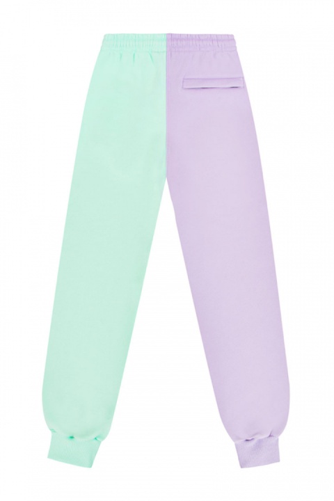 SPODNIE BAGGY JUNGMOB MINT/LILA