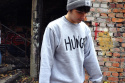 BLUZA HUNGRY JUNGMOB UNISEX GREY