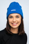 Bawełniana czapka BEANIE BLUE