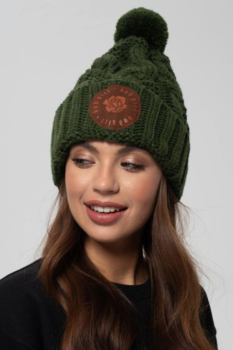 Czapka akrylowa JON DARK GREEN