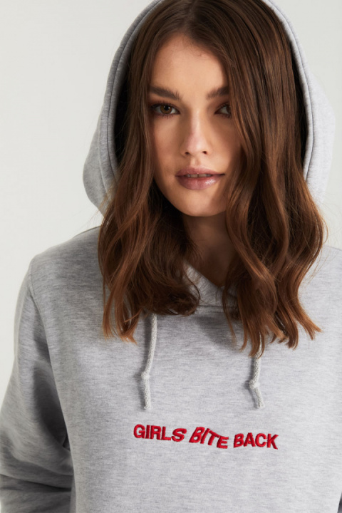 BLUZA HOODIE Z KAPTUREM JUNGMOB GIRLS BITE BACK