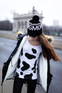 TSHIRT JUNGMOB COW WHITE