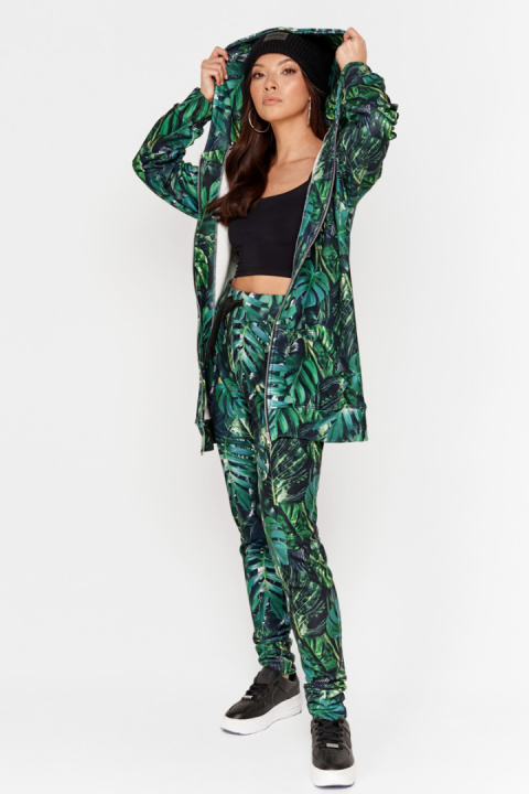 BLUZA ZIP JUNGMOB MONSTERA