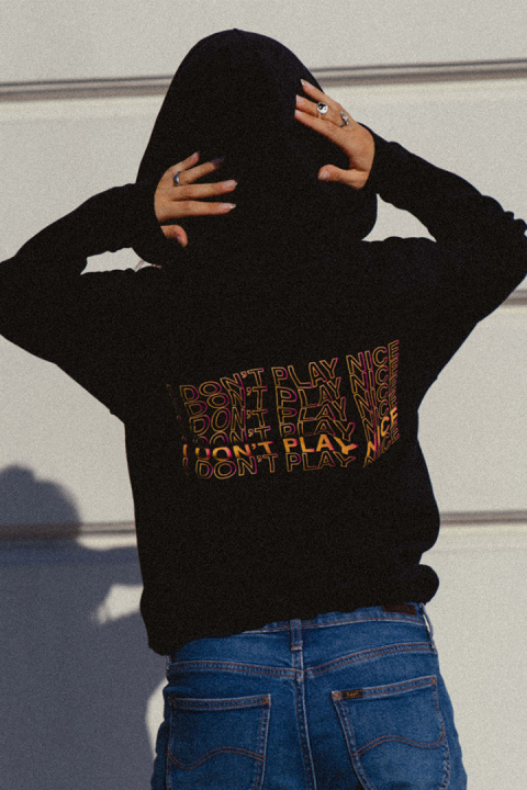 BLUZA HOODIE Z KAPTUREM JUNGMOB DON'T PLAY NICE